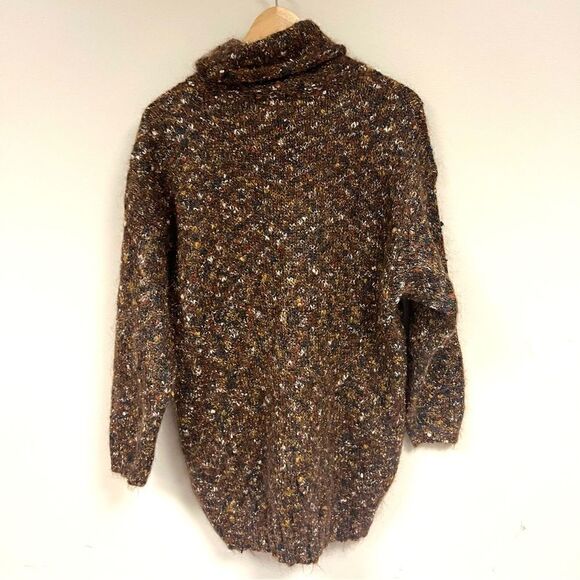 Express vintage 90s mohair blend chunky knit sweater S - Picture 5 of 6